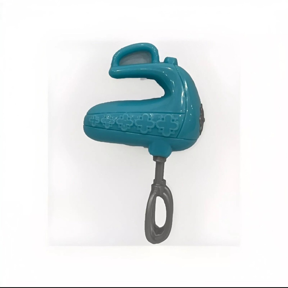 Mattel Barbie Doll Kitchen Mixer Whisk Handheld Blue Dollhouse Mini Toy